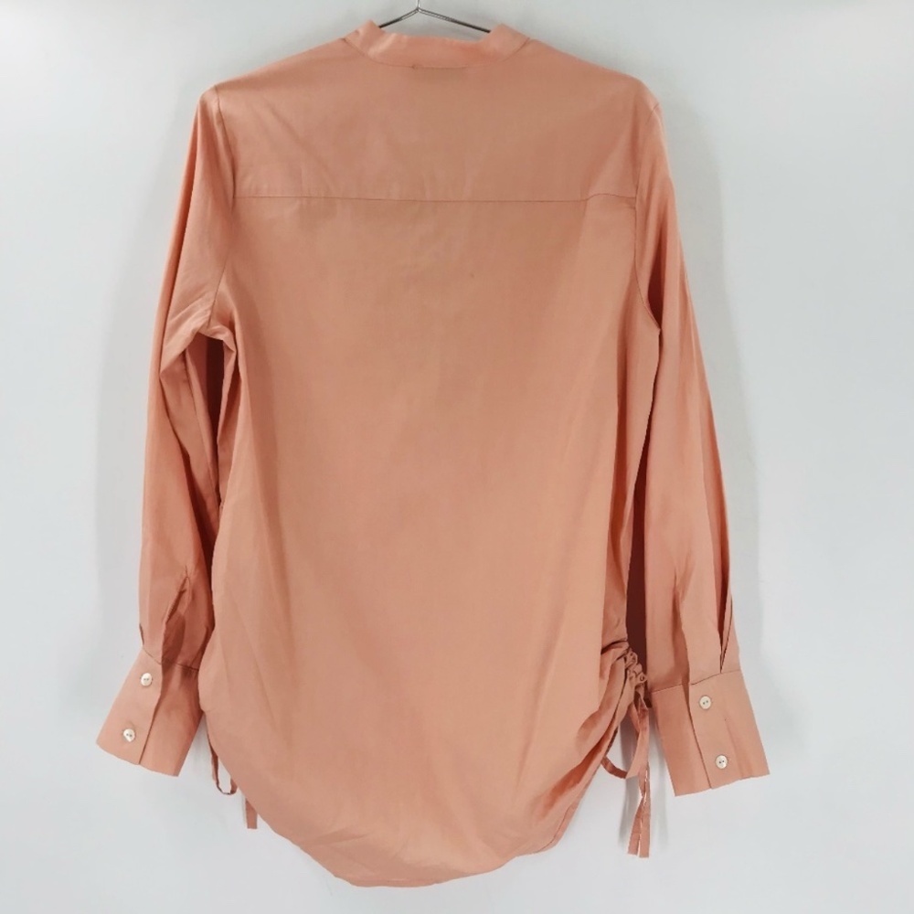 Harshman Long Sleeve Button Down Peach Size Medium - image 7